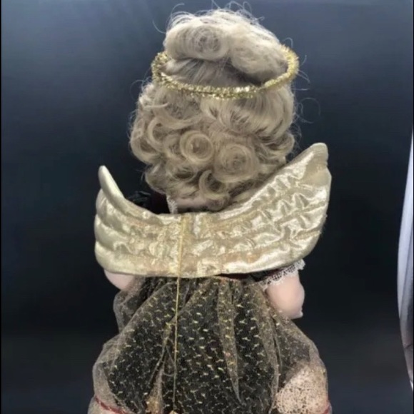 Angelica Christmas Angel Vintage Franklin Mint Heirloom Doll 15” - Picture 4 of 6